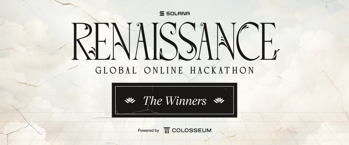 Colosseum Codex: Renaissance Hackathon Winners, GameShift x Google Cloud, Arcium Confidential Computing